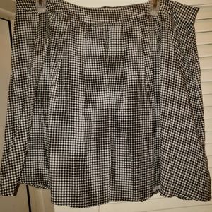 Checkered skirt